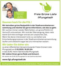 Freie Gr&uuml;ne Liste Pfungst&auml;dter Woche Anzeigen KW40_2020_Liste
